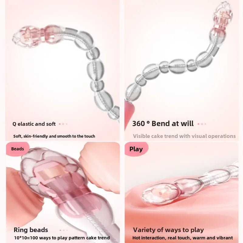 Anal Bead Vibrator Plug