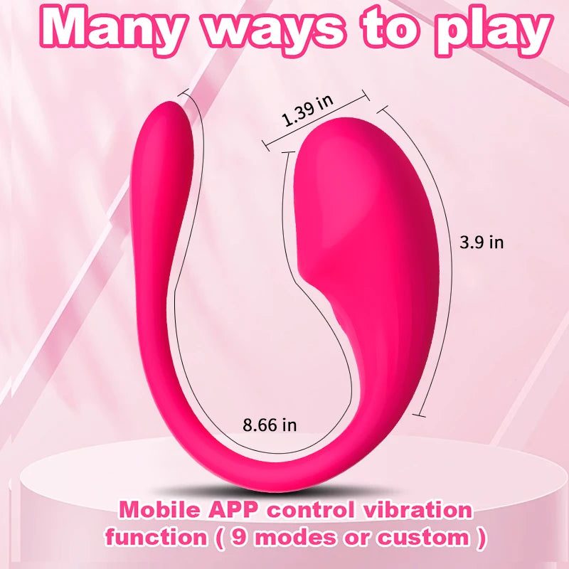 Remote / App-Controlled Vibrator Egg