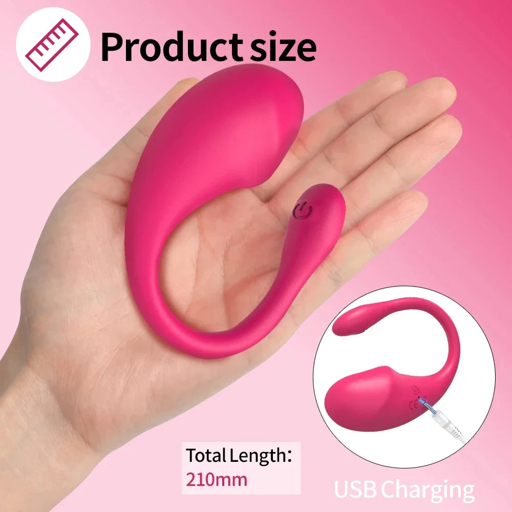 Remote / App-Controlled Vibrator Egg