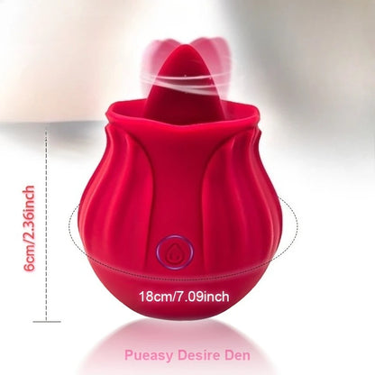 Tongue Rose Toy Vibrator