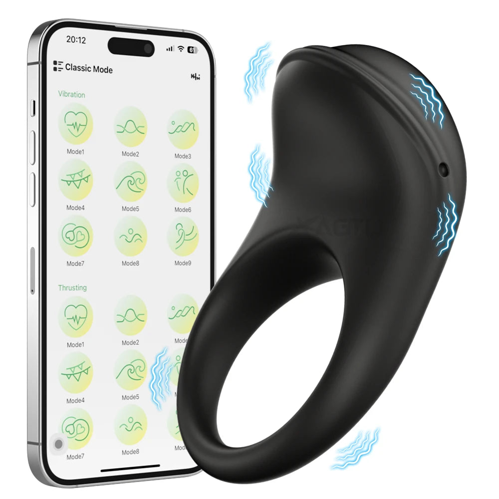 App-Controlled Vibrating Cock Ring