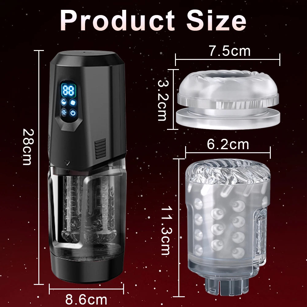 App-Controlled Electric Hands-Free Masturbation Device