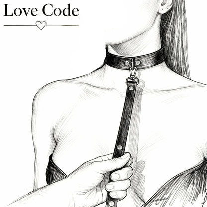 BDSM Collar with Leash