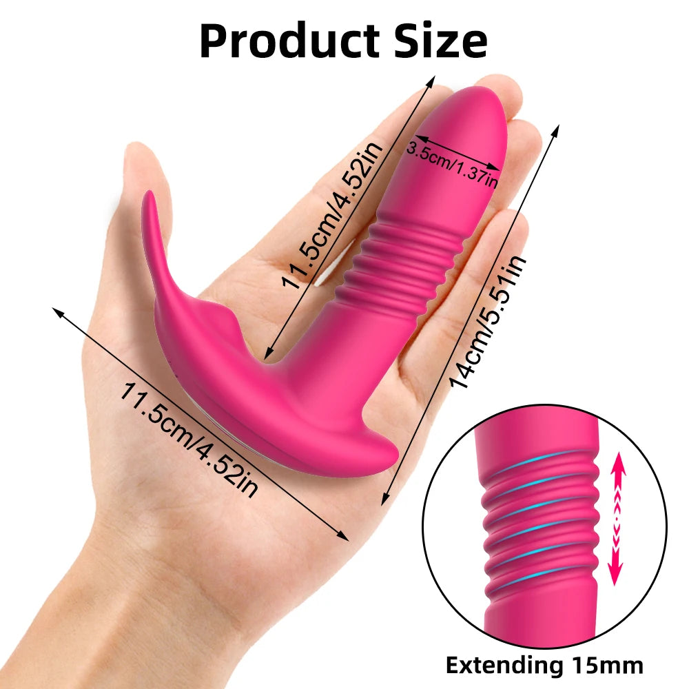 App-Controlled Rotating & Thrusting G-Spot Vibrator