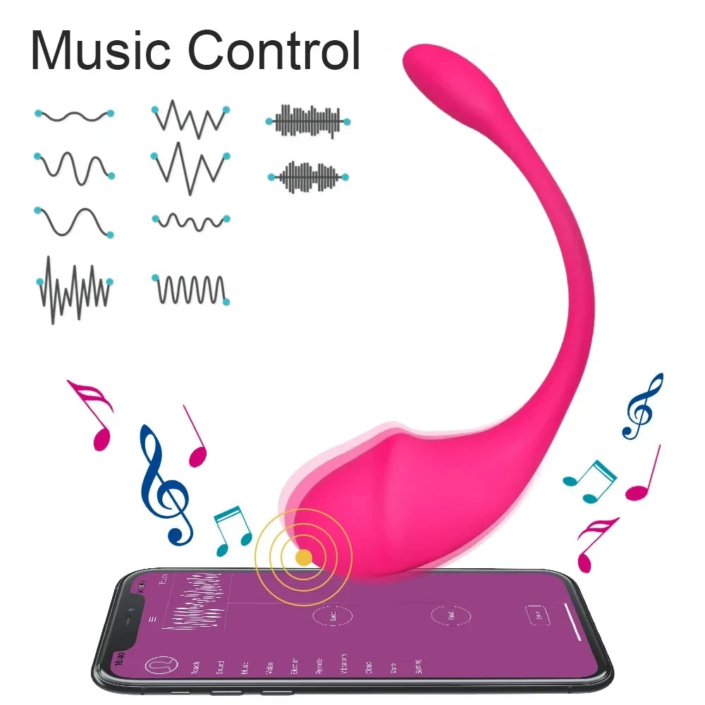Remote / App-Controlled Vibrator Egg
