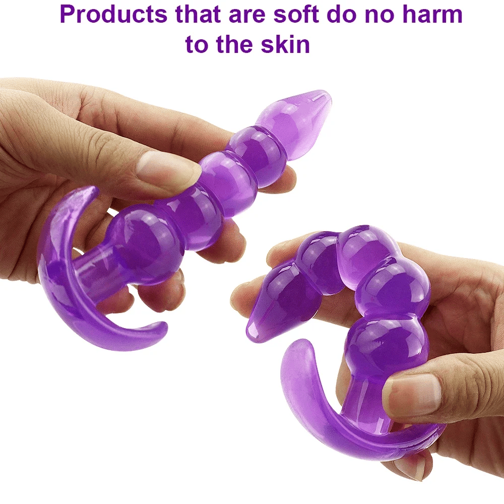 Silicone Anal Beads Butt Plug