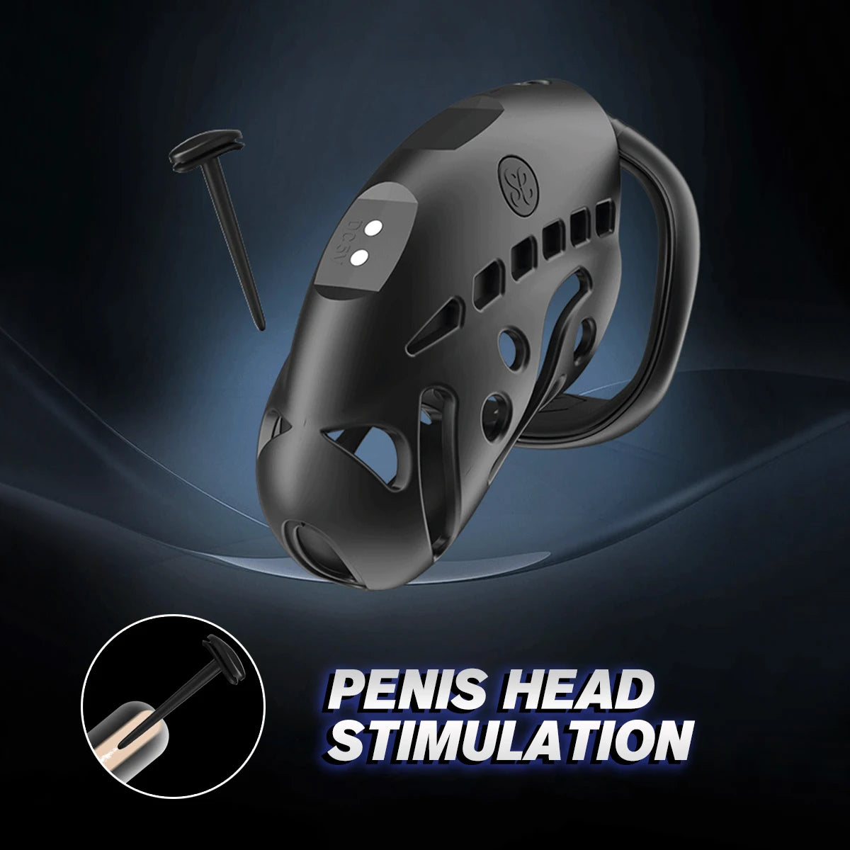 BSDM Wireless Remote Control Electric Chastity Cock Ring