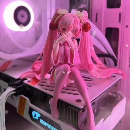 Hatsune Miku Cherry Blossom Pink Dress Figure