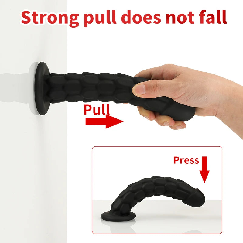 Dragon Scale Dildo with Suction Cup