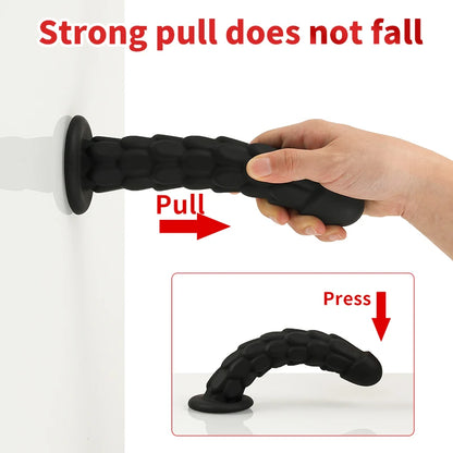 Dragon Scale Dildo with Suction Cup