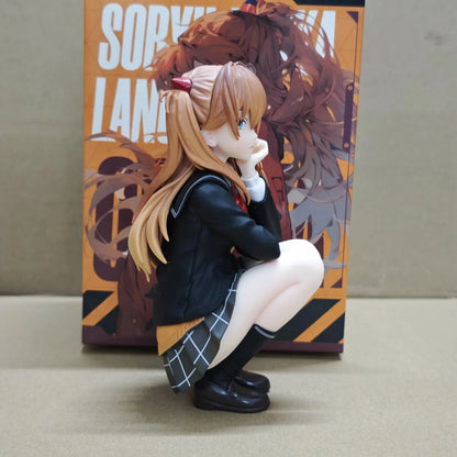 Asuka Langley Soryu School Uniform Figure - Neon Genesis Evangelion