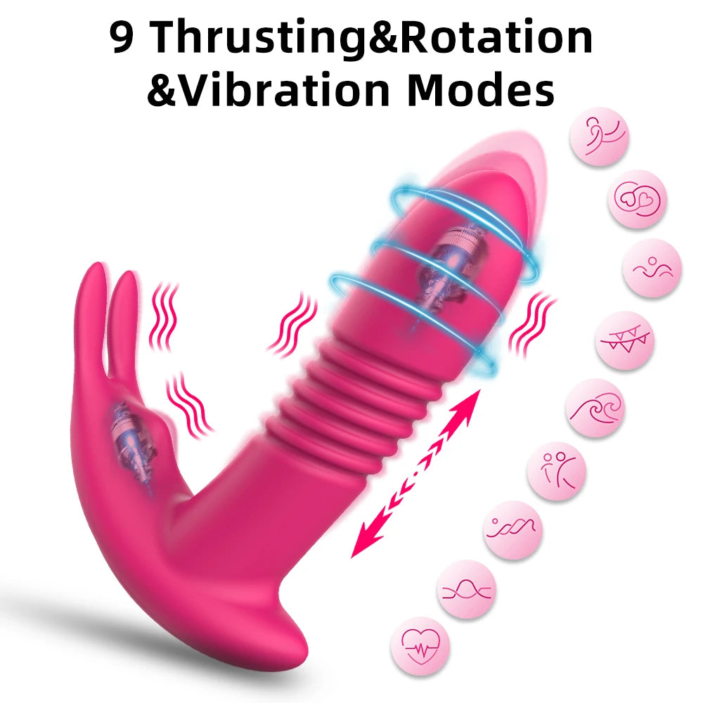 App-Controlled Rotating & Thrusting G-Spot Vibrator