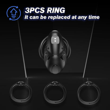 BSDM Wireless Remote Control Electric Chastity Cock Ring