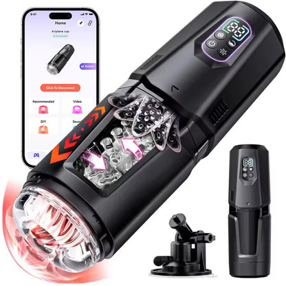 App-Controlled Electric Hands-Free Masturbation Device