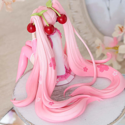 Hatsune Miku Cherry Blossom Pink Dress Figure