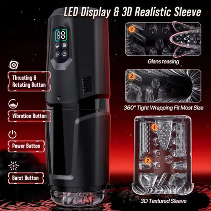 App-Controlled Electric Hands-Free Masturbation Device