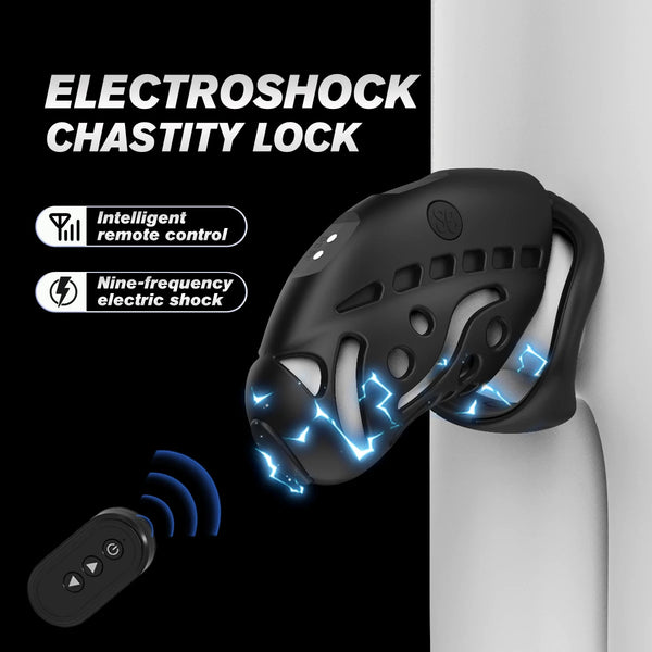 BSDM Wireless Remote Control Electric Chastity Cock Ring