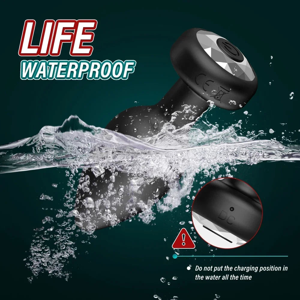 Remote / App-Controlled Vibrator Butt Plug