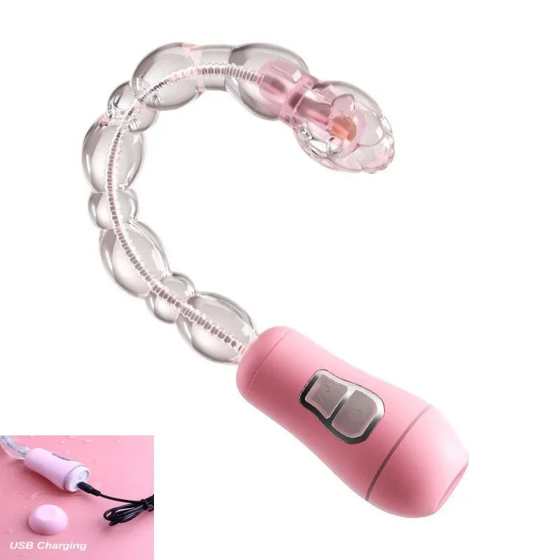 Anal Bead Vibrator Plug