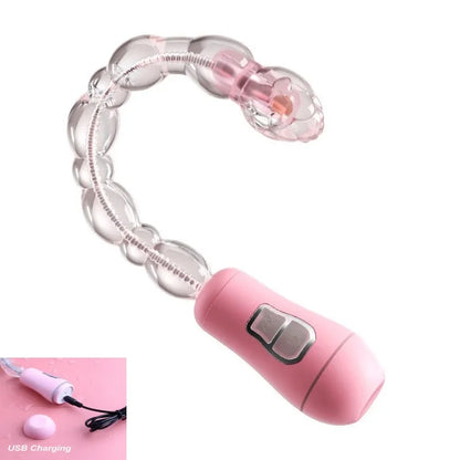 Anal Bead Vibrator Plug