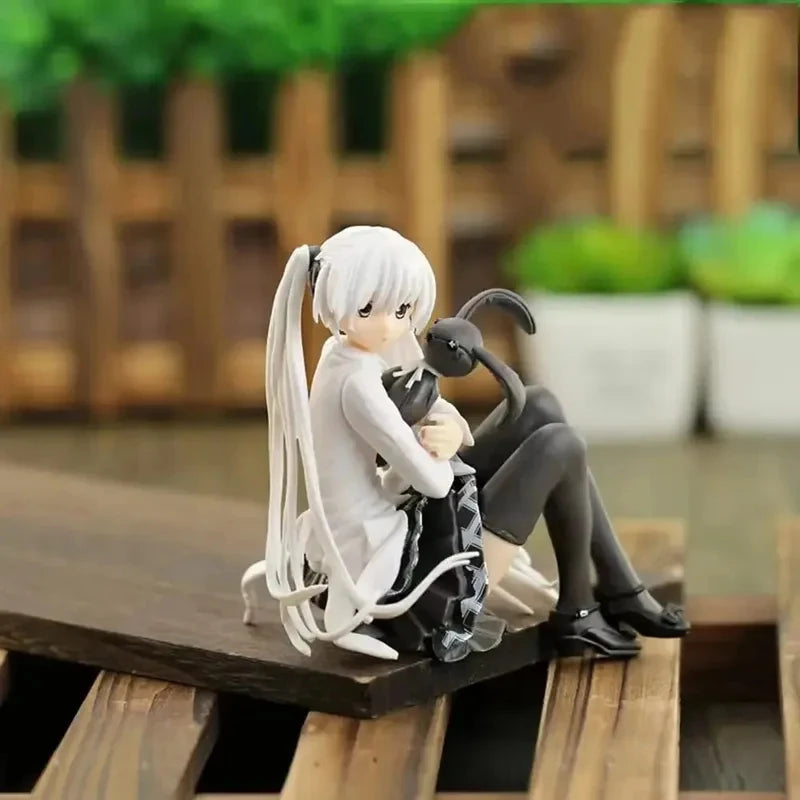 Kawaii Anime Girl & Rabbit Figure