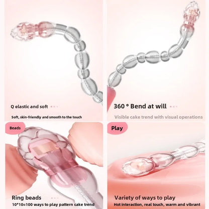 Anal Bead Vibrator Plug