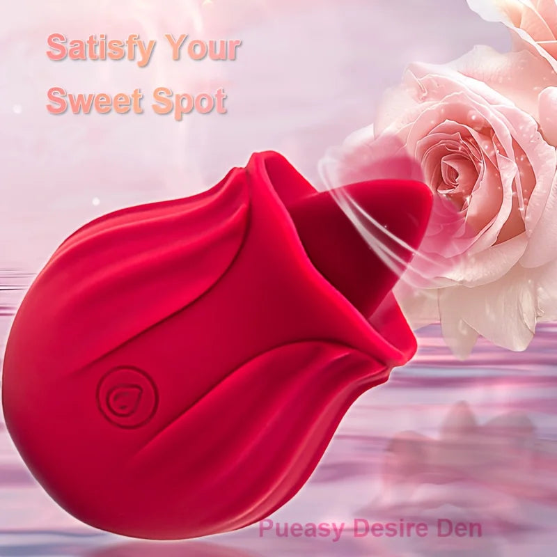 Tongue Rose Toy Vibrator