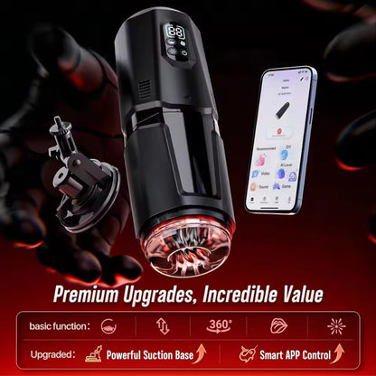 App-Controlled Electric Hands-Free Masturbation Device