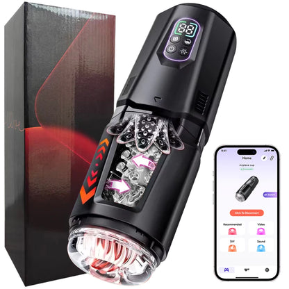 App-Controlled Electric Hands-Free Masturbation Device