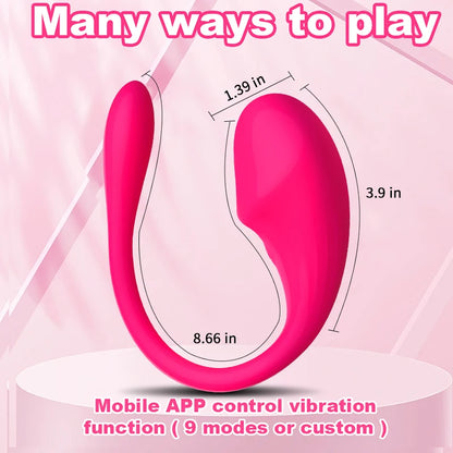 Remote / App-Controlled Vibrator Egg