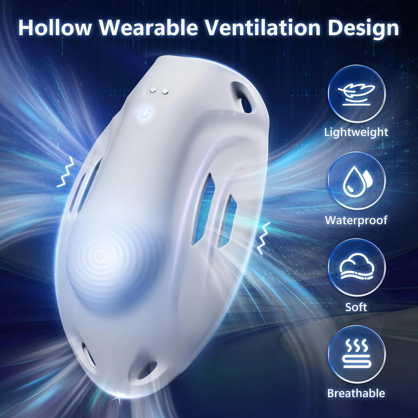 Wearable Penis Training Vibrator with App Control & 9 Modes