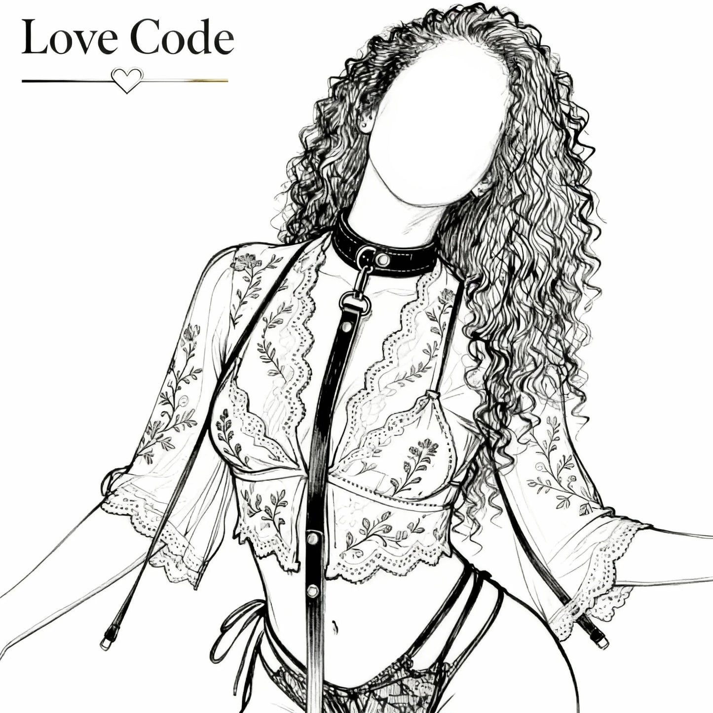 BDSM Collar with Leash