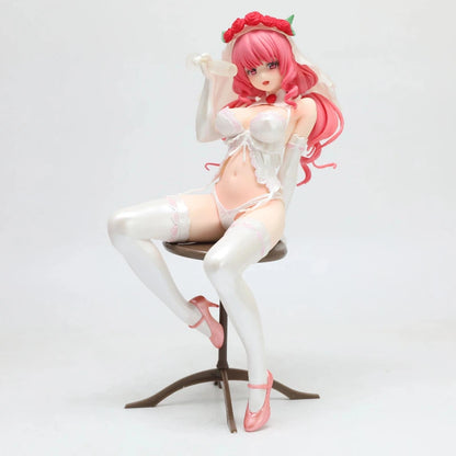 Pink Hair Bride Figure - Wedding Rose Veil Ver.