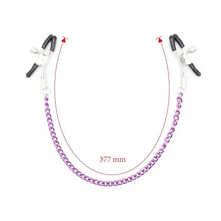 Metal Chain Nipple Clamps