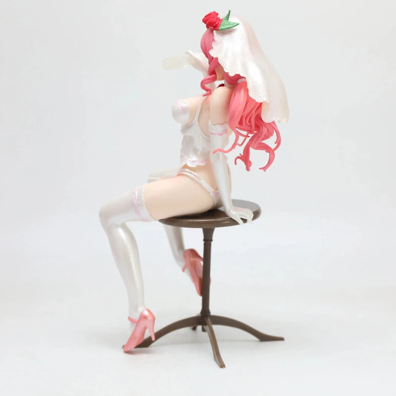 Pink Hair Bride Figure - Wedding Rose Veil Ver.