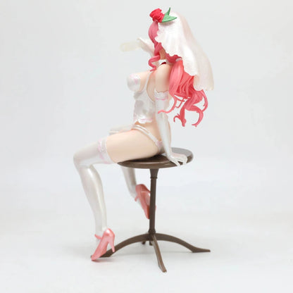 Pink Hair Bride Figure - Wedding Rose Veil Ver.