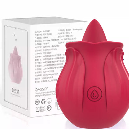 Tongue Rose Toy Vibrator