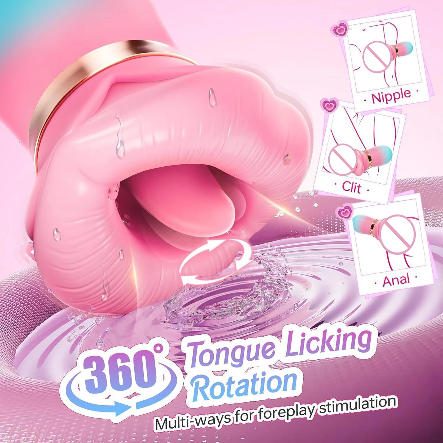 App-Controlled Tongue Rose Toy