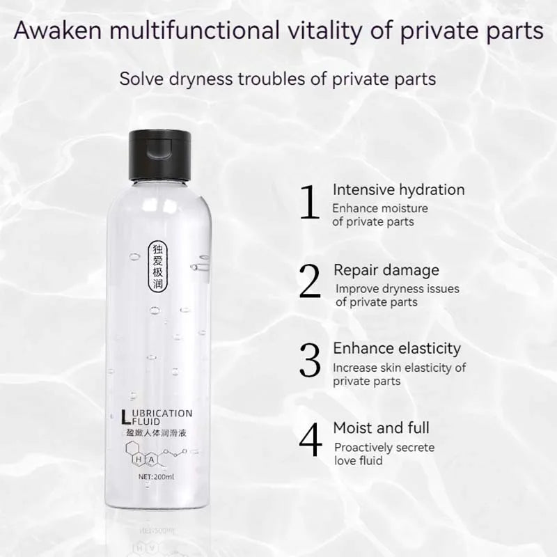 200ML/60ML Water based Lubricant