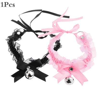 Bow Knot Bell Choker
