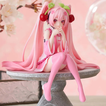 Hatsune Miku Cherry Blossom Pink Dress Figure
