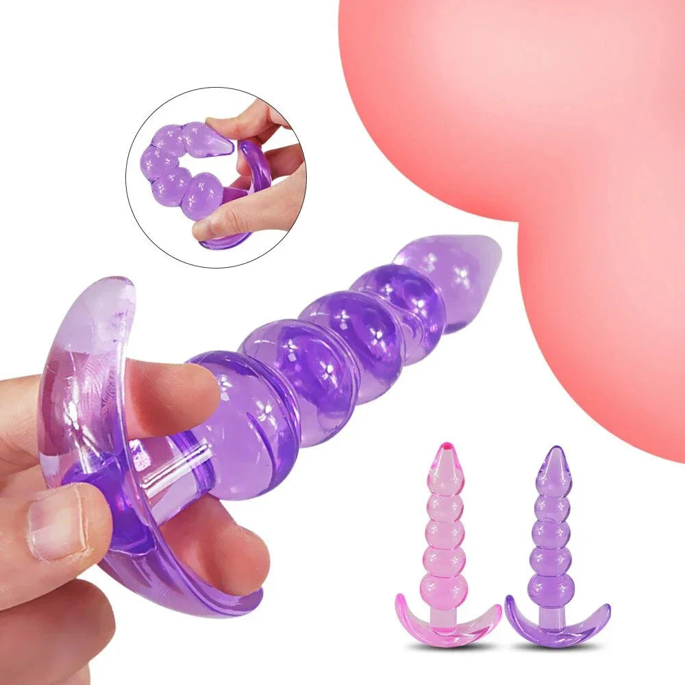 Silicone Anal Beads Butt Plug