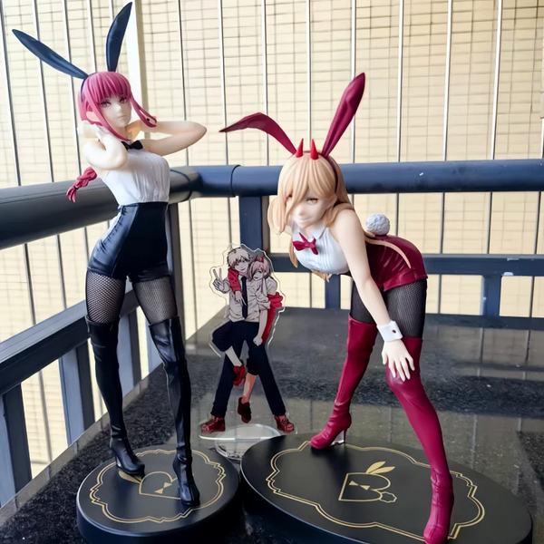 Chainsaw Man - Makima, Power & Kobeni Bunny Girl Figures