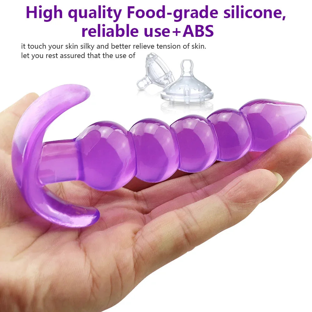 Silicone Anal Beads Butt Plug