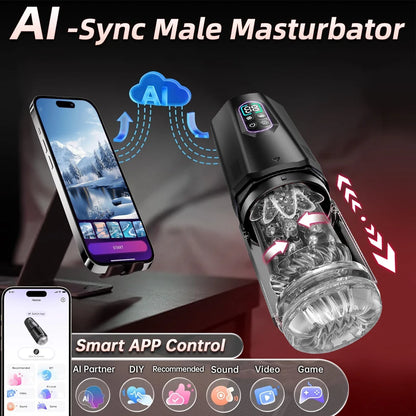 App-Controlled Electric Hands-Free Masturbation Device