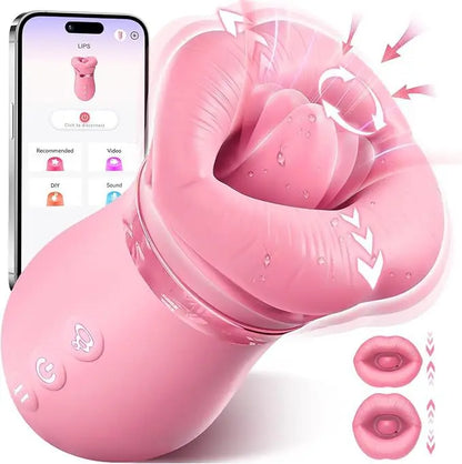 App-Controlled Tongue Rose Toy