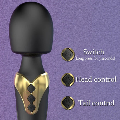 AV Magic Wand Vibrator with 10 Modes
