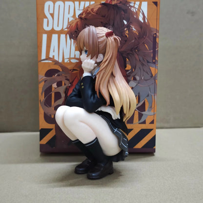 Asuka Langley Soryu School Uniform Figure - Neon Genesis Evangelion