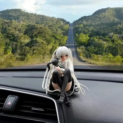 Kawaii Anime Girl & Rabbit Figure