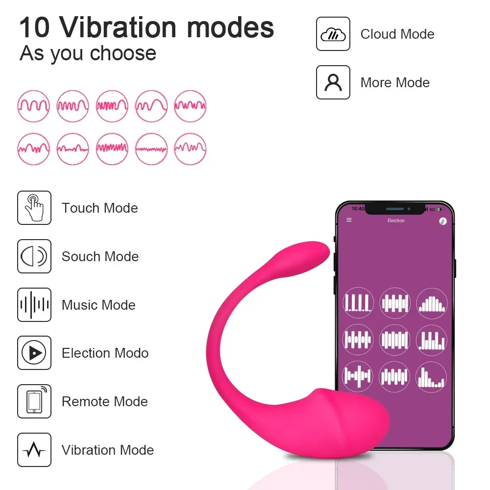 Remote / App-Controlled Vibrator Egg